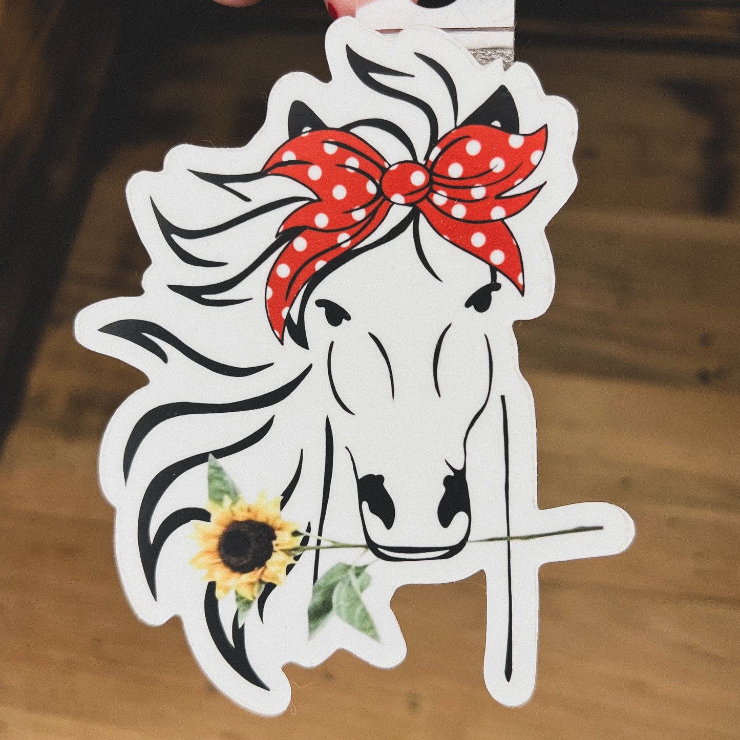 Glamorous Horse Sticker