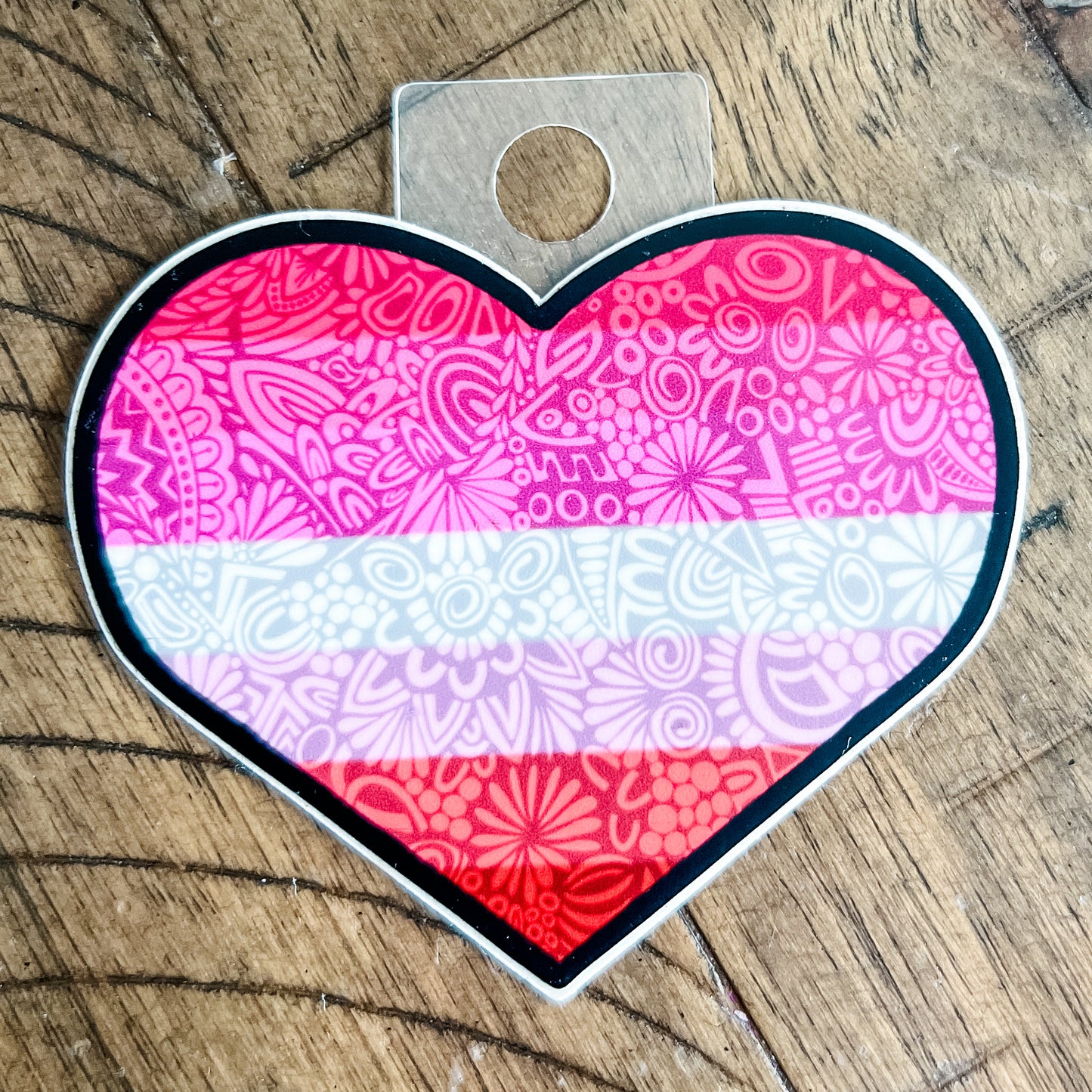 Love is Love 3” Heart Stickers