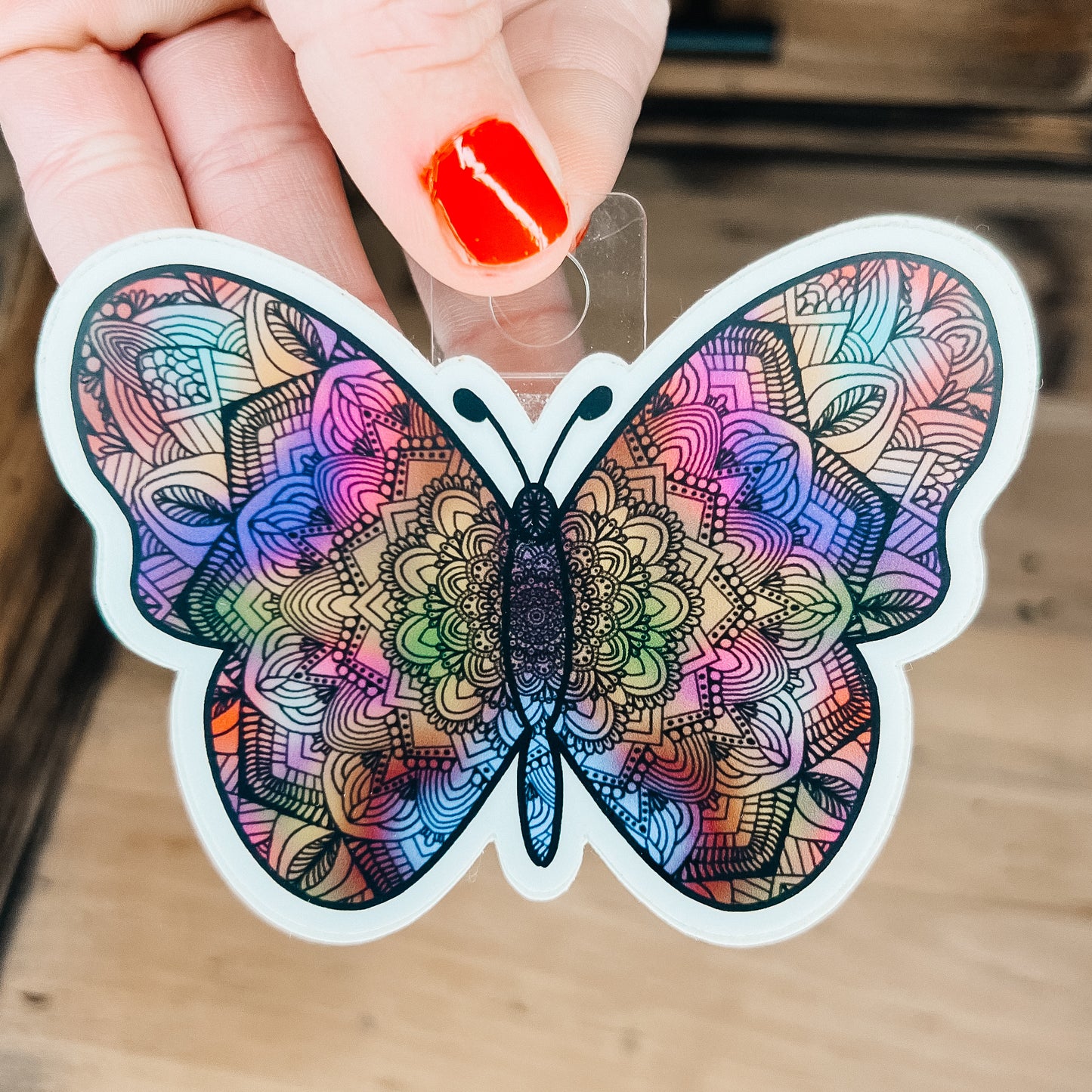 Large Butterfly Sticker