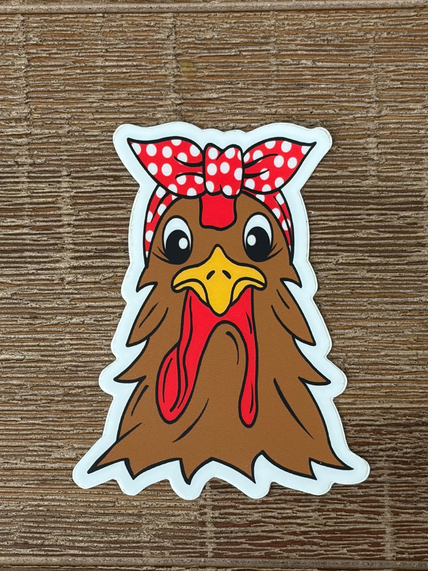 Hen with a Bow