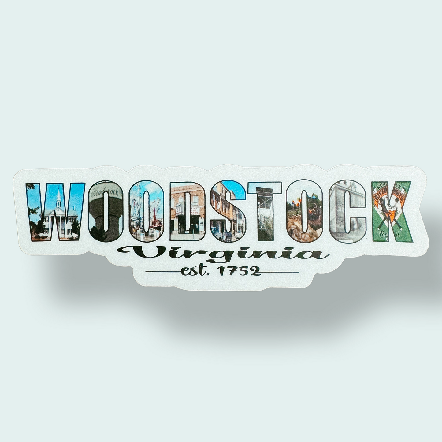 Woodstock Collage Sticker