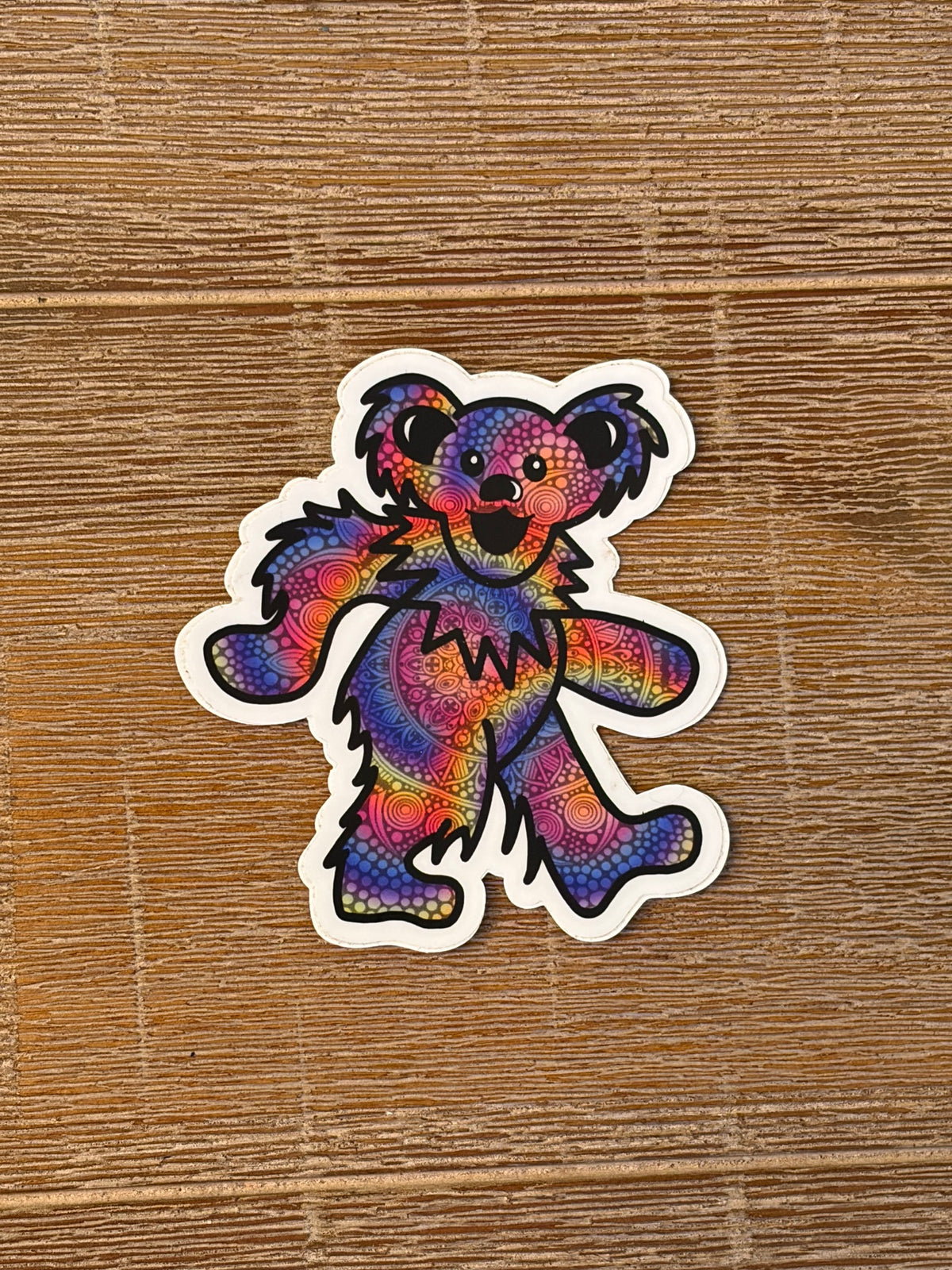 Tie-Dye Dancing Bear