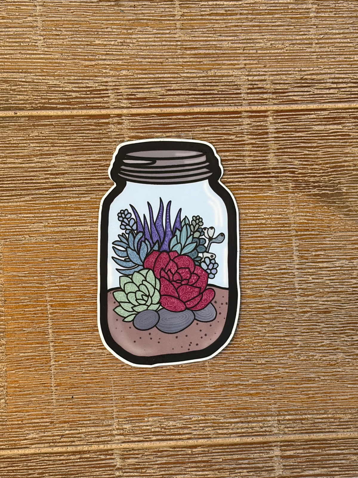 Succulent Jar