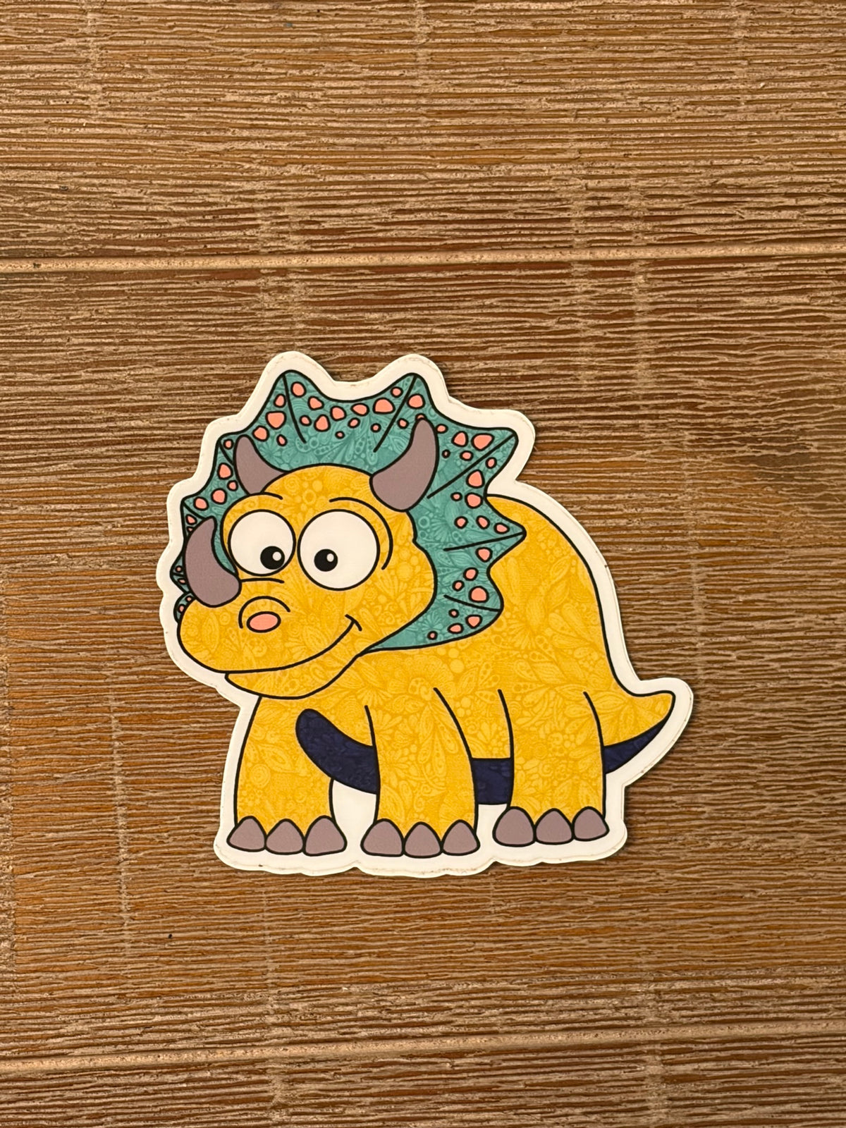 Yellow Triceratops