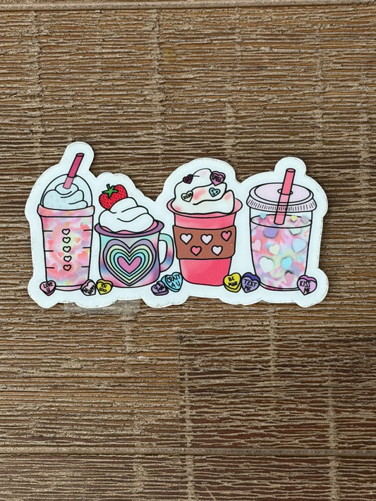 Pink Drinks and Coffee