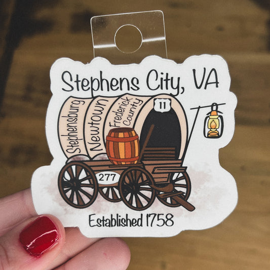 Stephens City Wagon Sticker