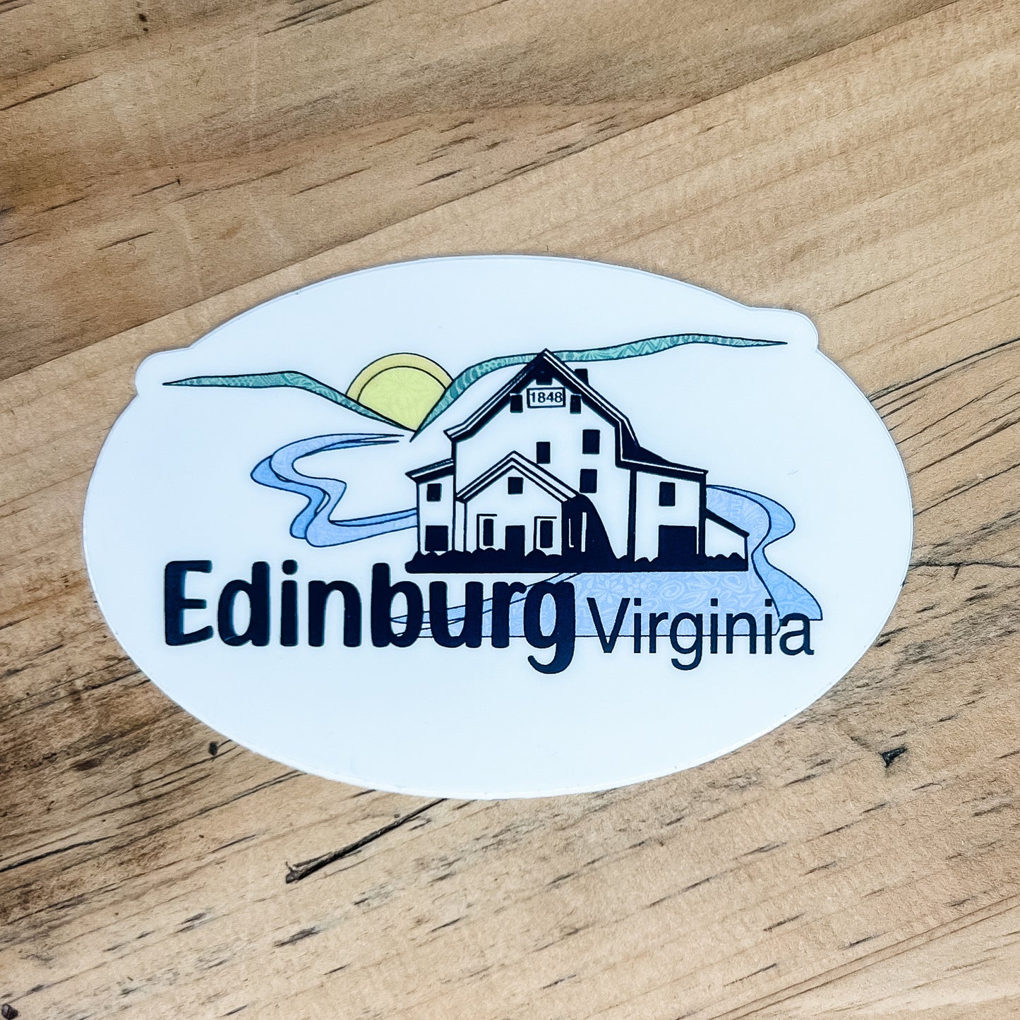 Edinburg VA Sticker