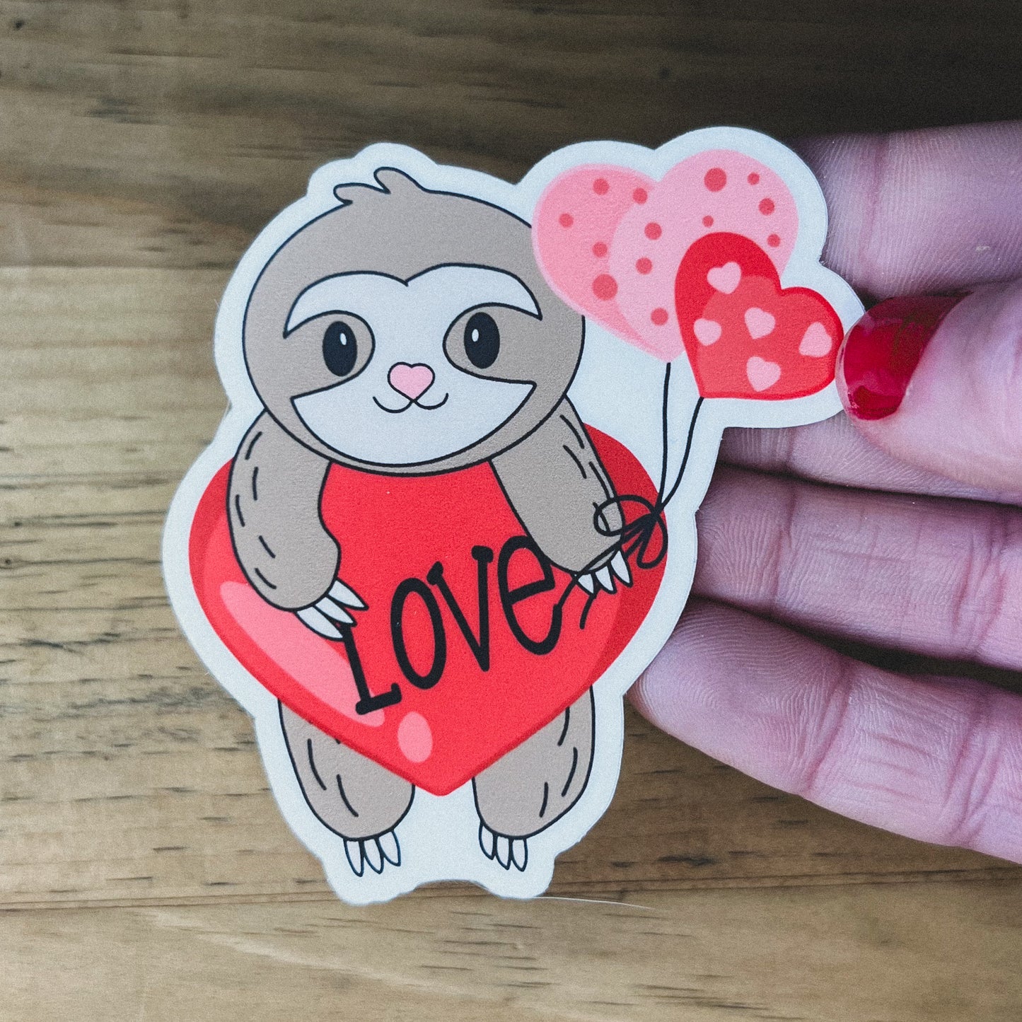 Love Sloth Sticker