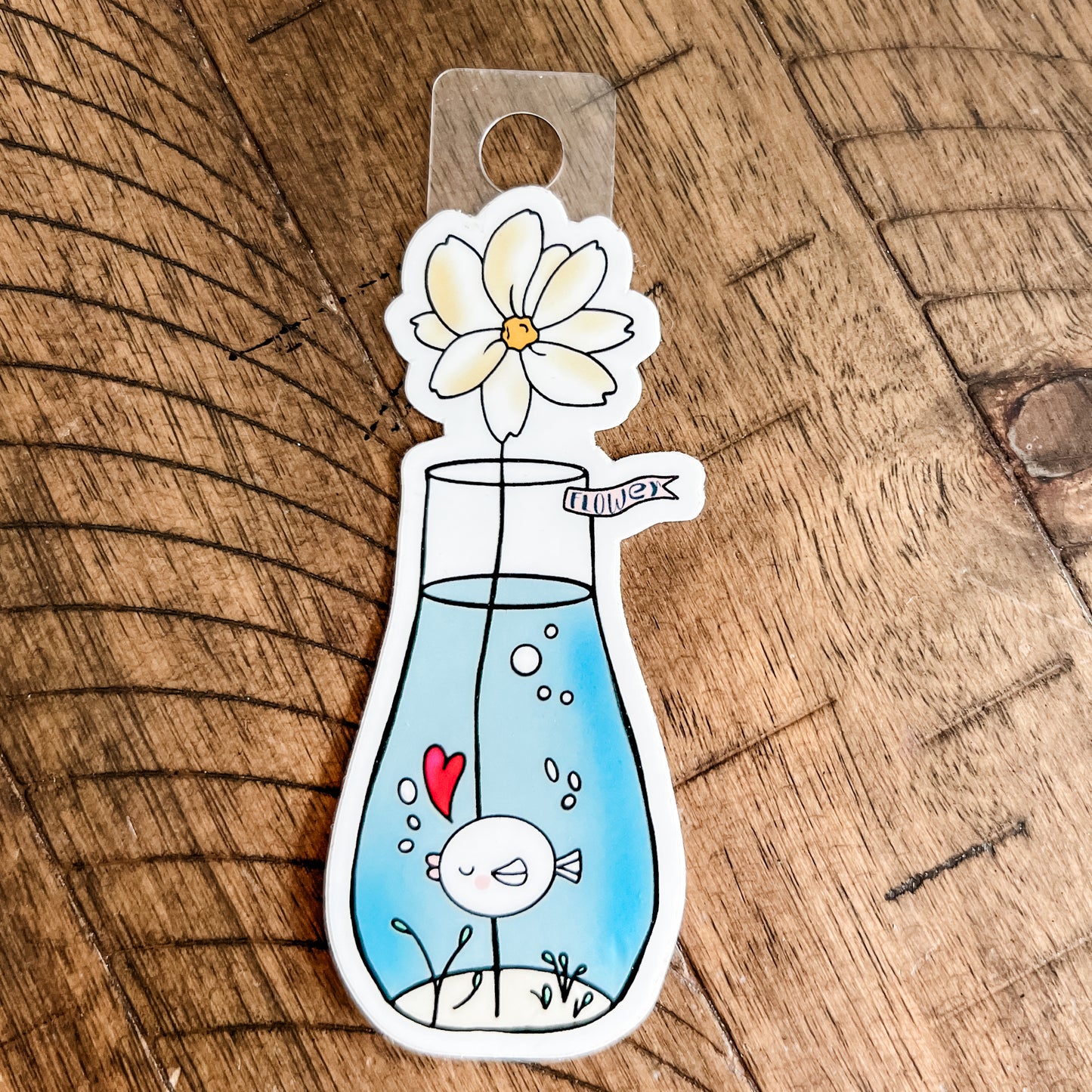 Flower the Fish Sticker