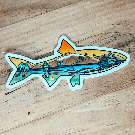 Fish Mural Sticker