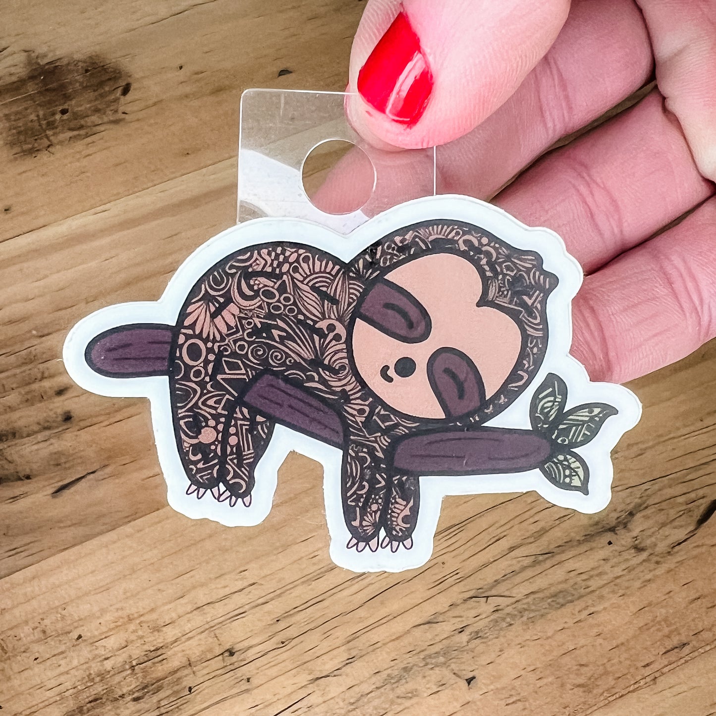 Sleepy Sloth Sticker