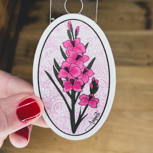 Birth Month Flower Sticker