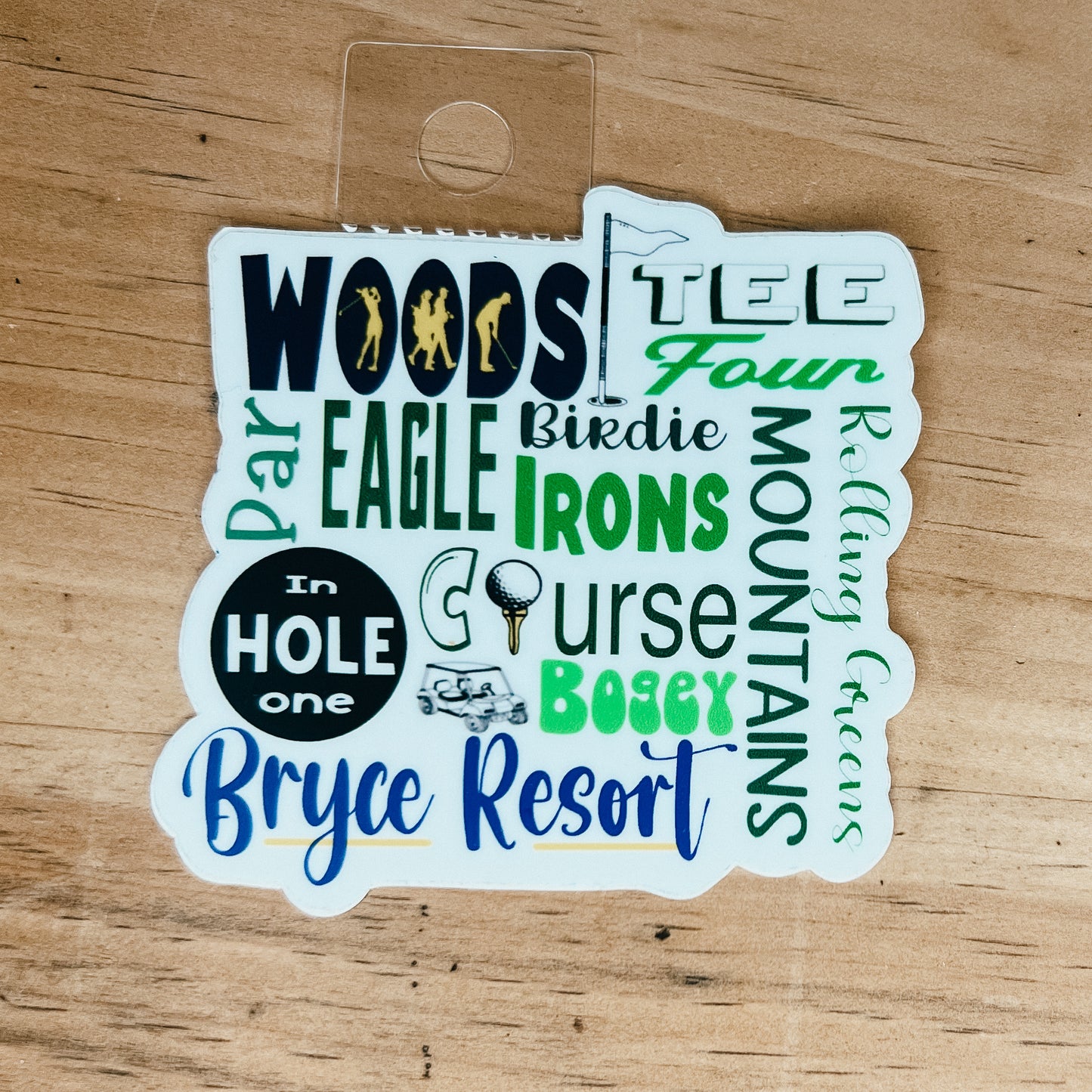 Bryce Golf Sticker