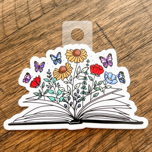 Book of Flowers Sticker