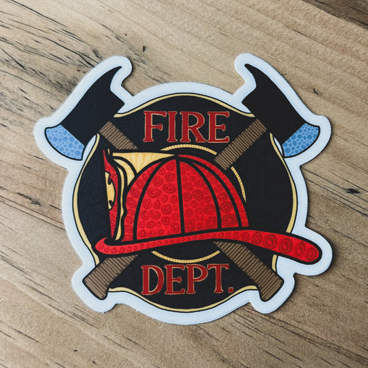 Fire Dept. Sticker