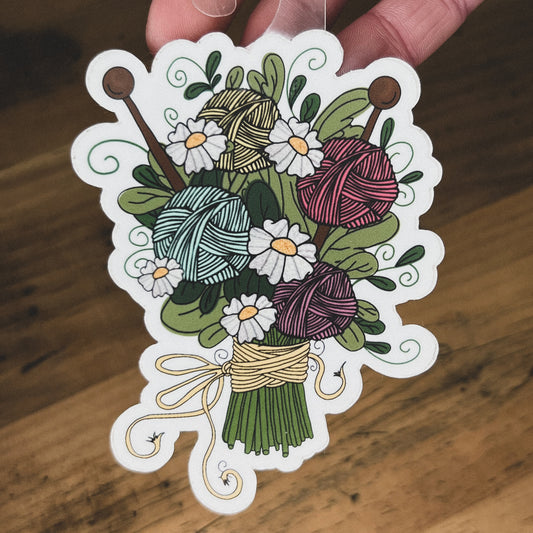 Yarn Bouquet Sticker