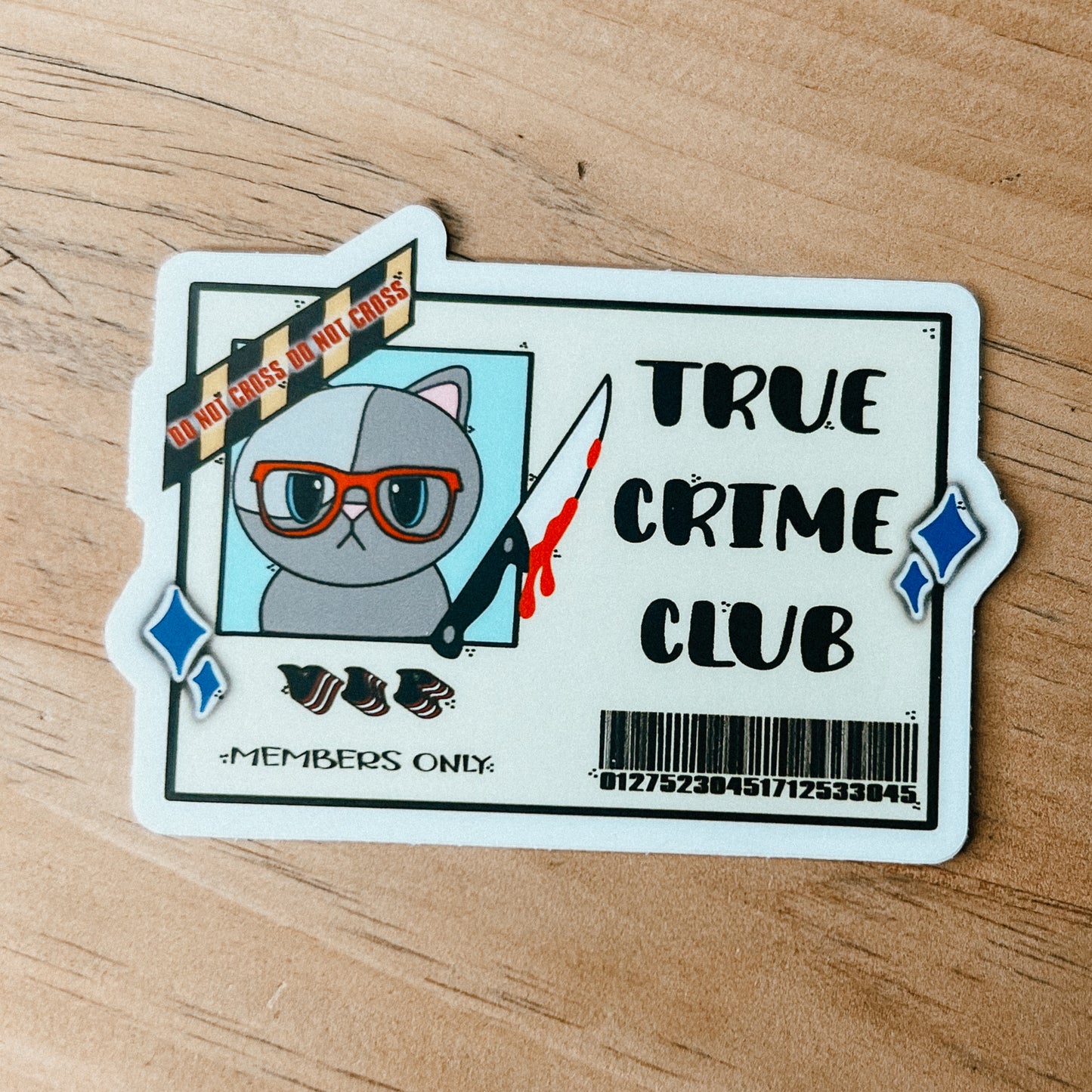 True Crime Club Sticker