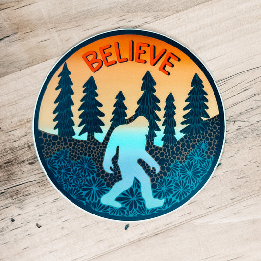 Bigfoot Believers Sticker