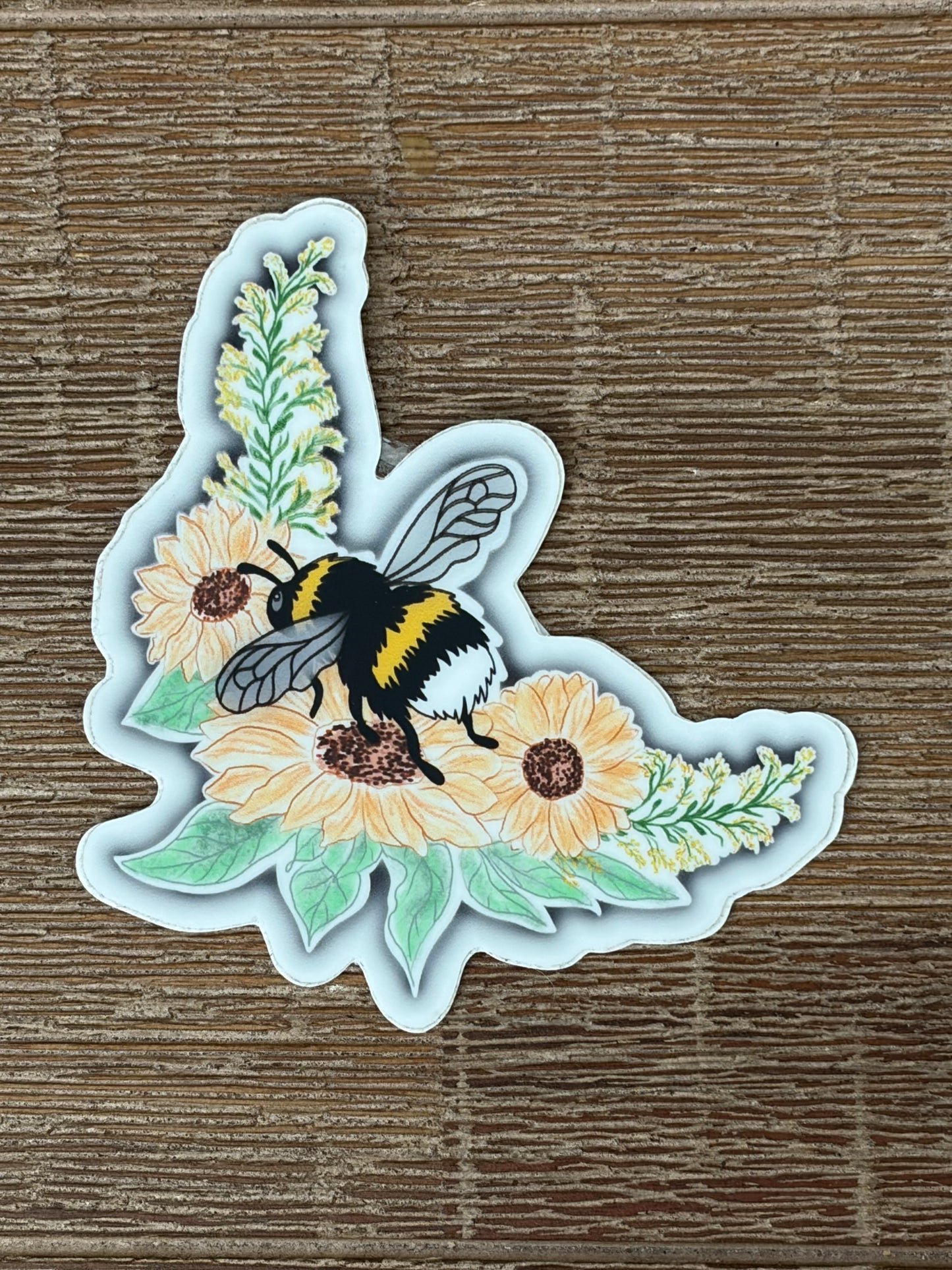 Bee and Sunflowers