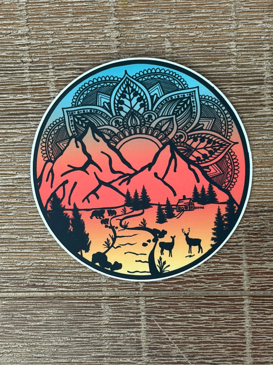 Sunset Mountains