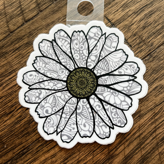 Large Daisy Sticker