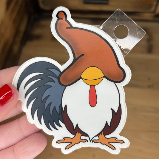 Chicken Gnome Sticker