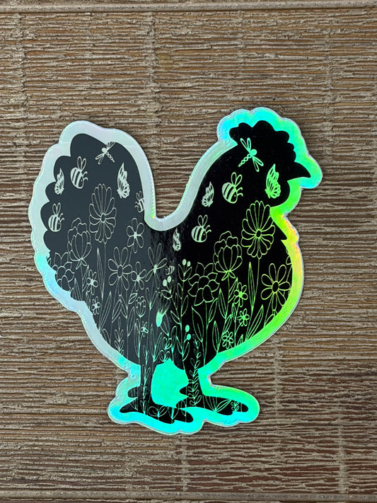 Chicken Hen Holographic