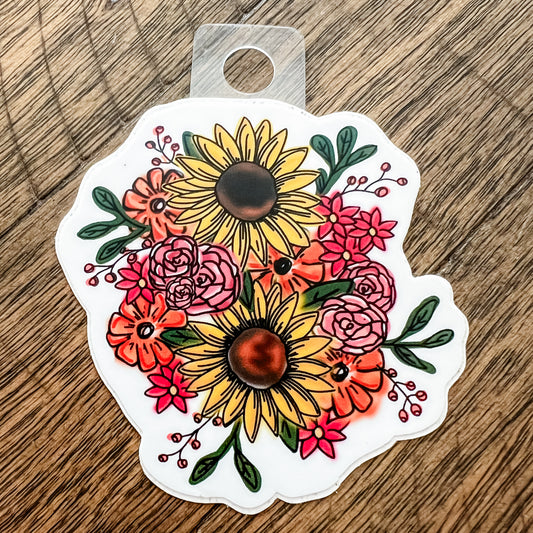 Watercolor Flowers Sticker