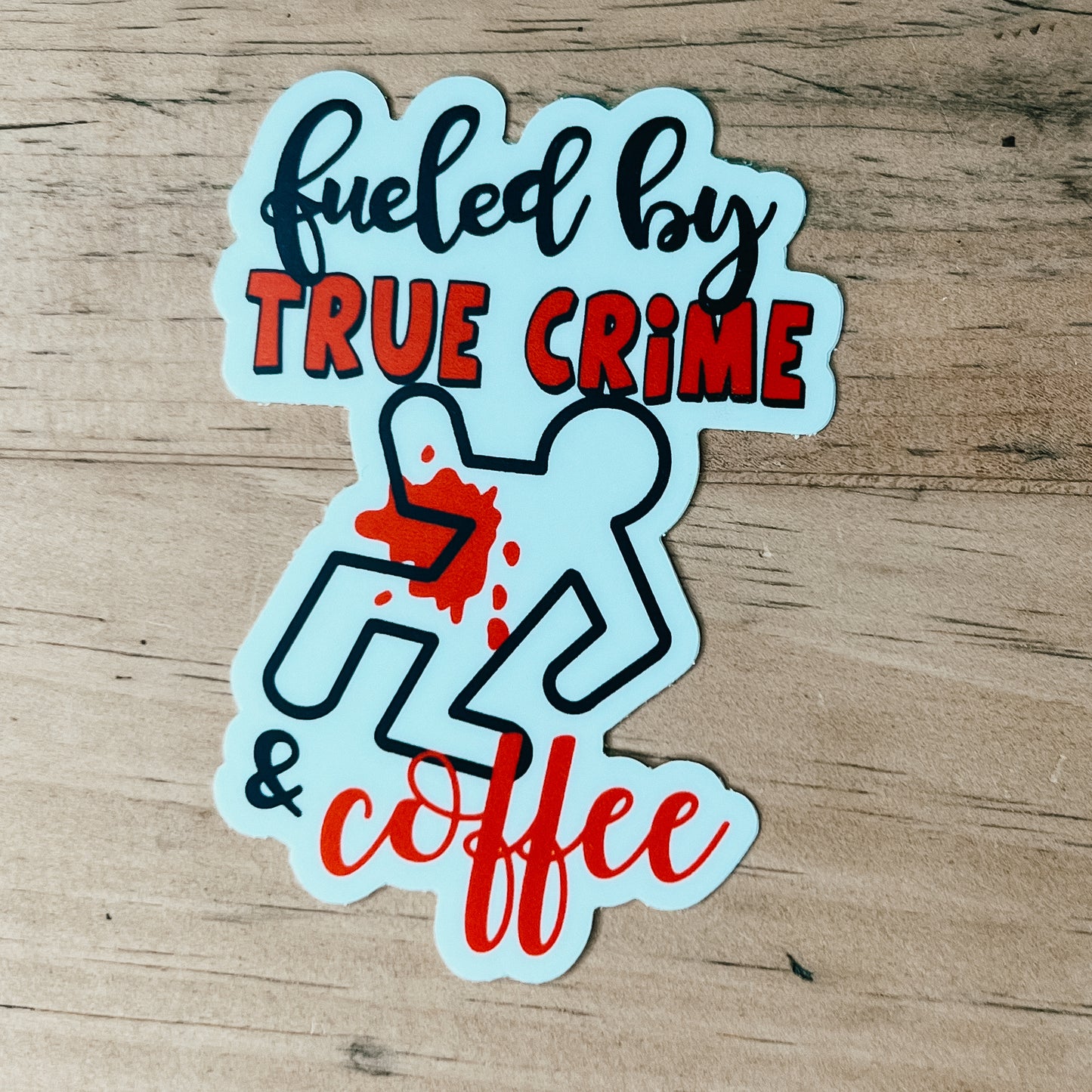 True Crime & Coffee Sticker