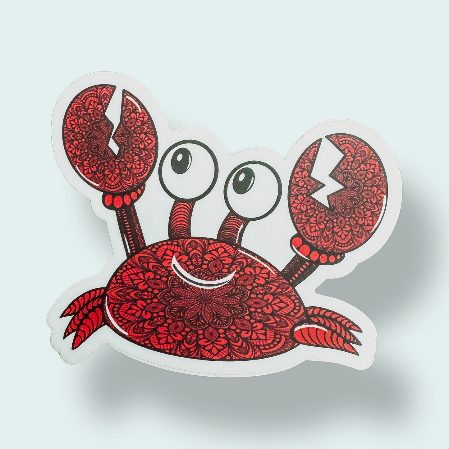 Happy Crabby Sticker