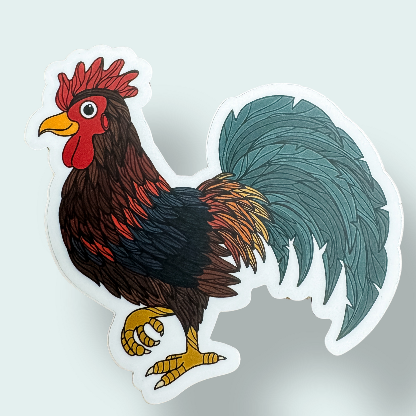 Mr. Rooster Sticker