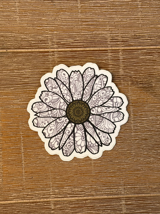 Large Daisy Sticker