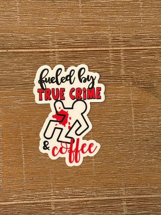 True Crime & Coffee Sticker