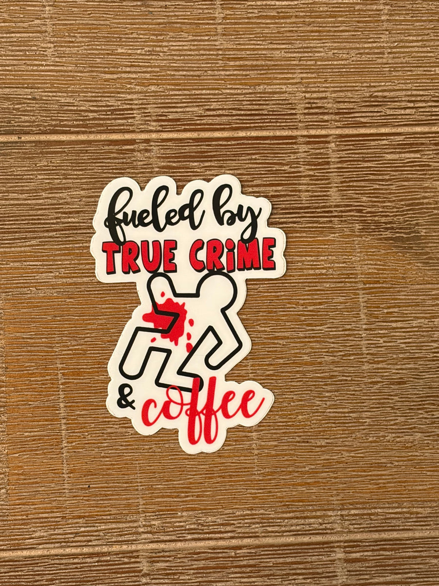 True Crime & Coffee Sticker