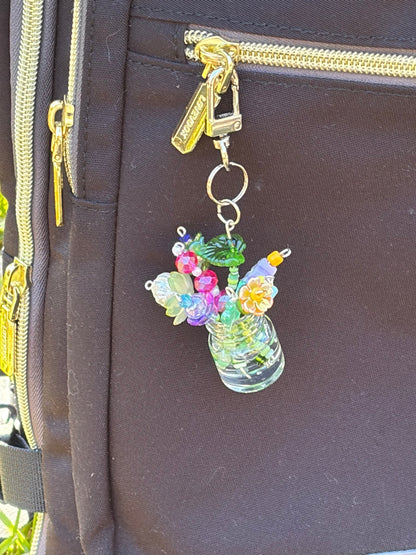 Tiny Bouquet Keychain / Purse Charm
