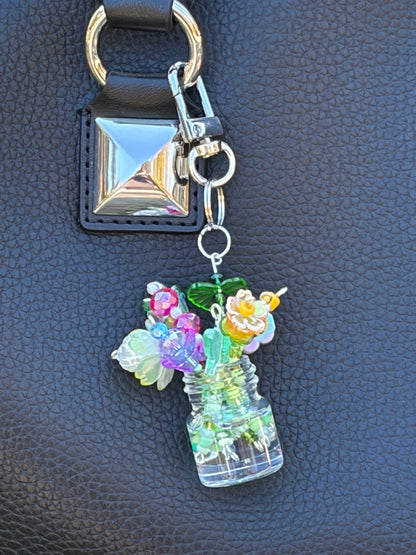 Tiny Bouquet Keychain / Purse Charm